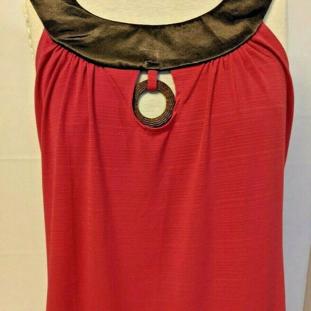 A Byer Sleeveless Halter Neckline Tank M Retro